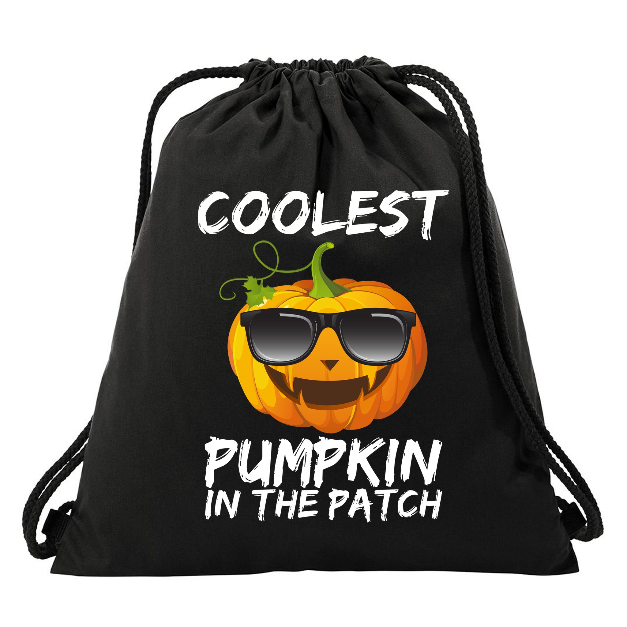 Coolest Pumpkin In The Patch Halloween Drawstring Bag
