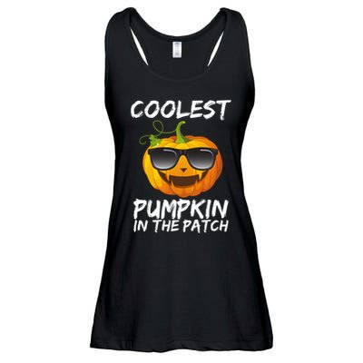 Coolest Pumpkin In The Patch Halloween Ladies Essential Flowy Tank