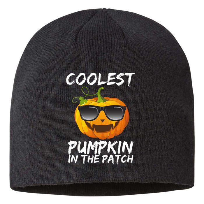 Coolest Pumpkin In The Patch Halloween Sustainable Beanie