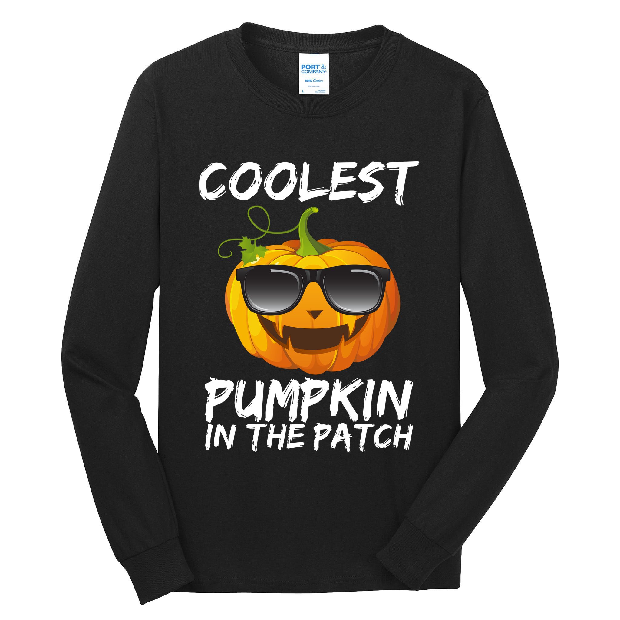 Coolest Pumpkin In The Patch Halloween Tall Long Sleeve T-Shirt