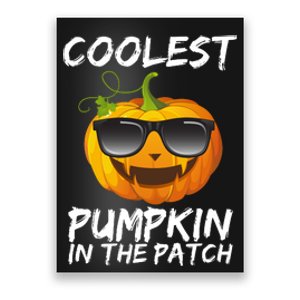 Coolest Pumpkin In The Patch Halloween Poster