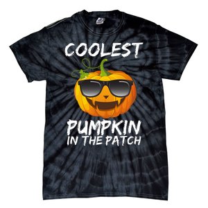 Coolest Pumpkin In The Patch Halloween Tie-Dye T-Shirt