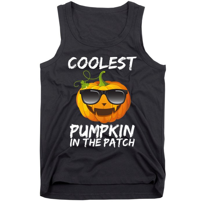 Coolest Pumpkin In The Patch Halloween Tank Top