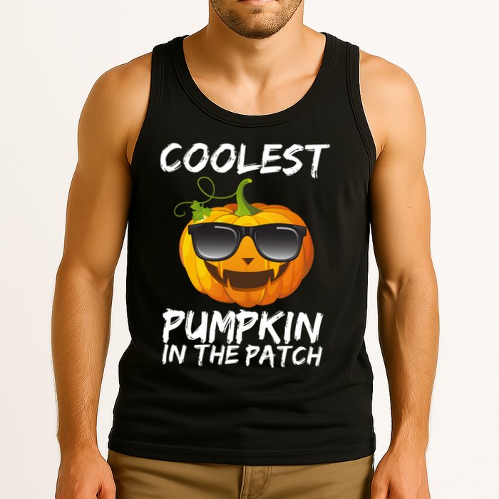 Coolest Pumpkin In The Patch Halloween Tank Top