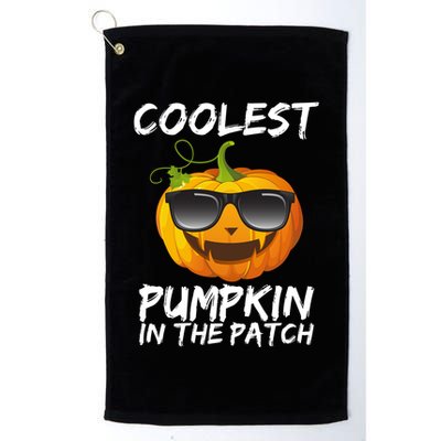 Coolest Pumpkin In The Patch Halloween Golf Towel