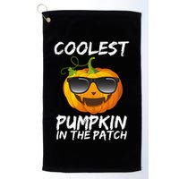 Coolest Pumpkin In The Patch Halloween Golf Towel
