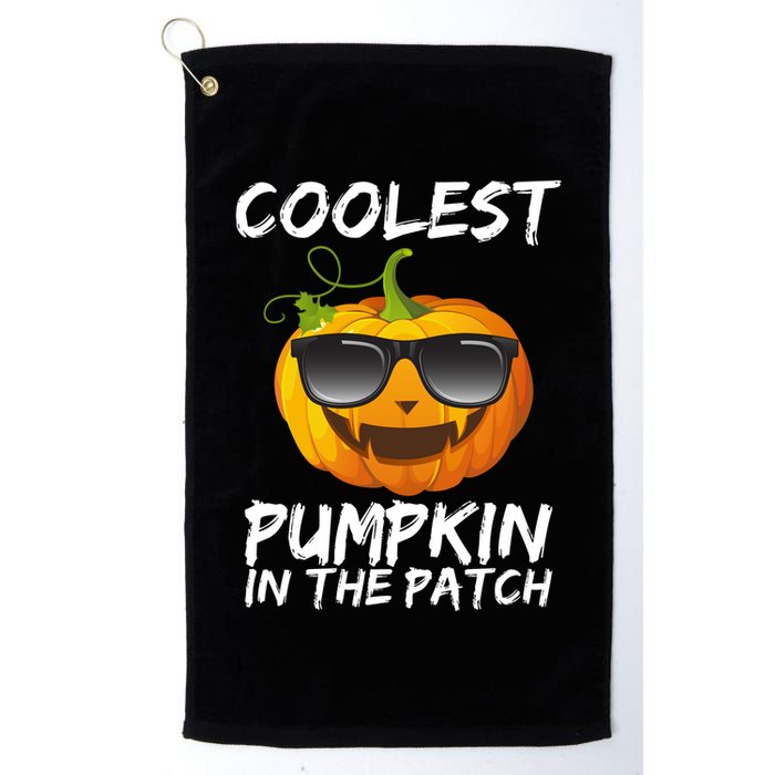 Coolest Pumpkin In The Patch Halloween Golf Towel