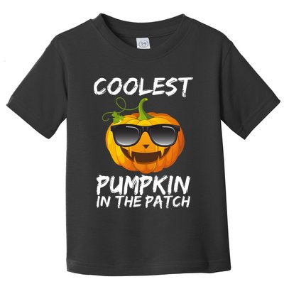 Coolest Pumpkin In The Patch Halloween Toddler T-Shirt