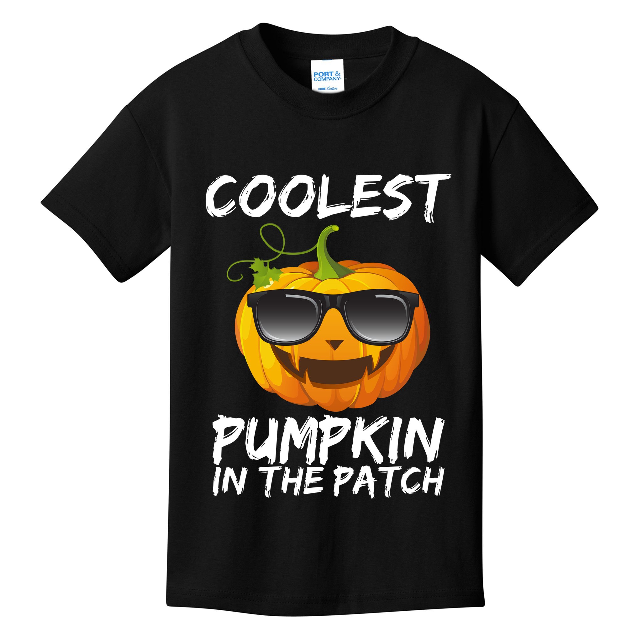 Coolest Pumpkin In The Patch Halloween Kids T-Shirt