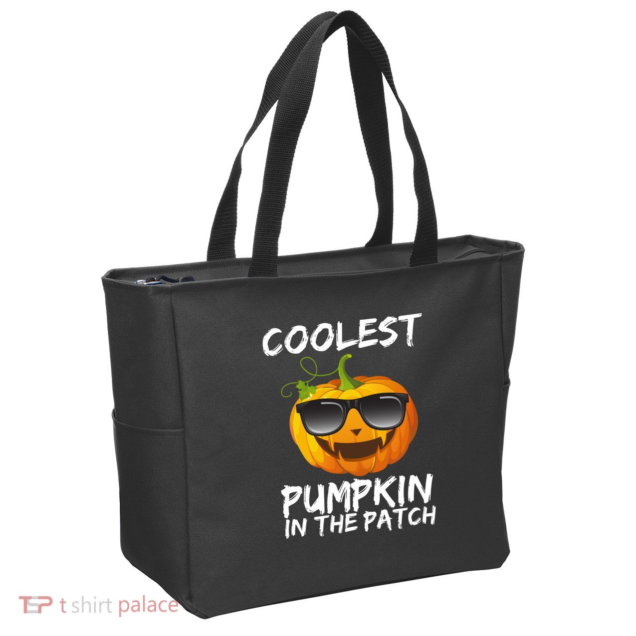 Coolest Pumpkin In The Patch Halloween Zip Tote Bag