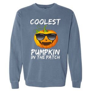 Coolest Pumpkin In The Patch Halloween Garment-Dyed Sweatshirt