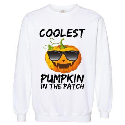Coolest Pumpkin In The Patch Halloween Garment-Dyed Sweatshirt