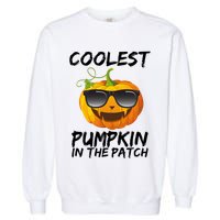 Coolest Pumpkin In The Patch Halloween Garment-Dyed Sweatshirt