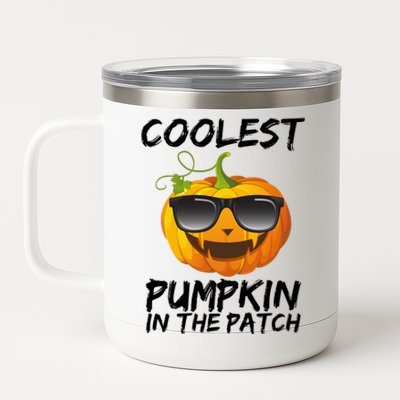 Coolest Pumpkin In The Patch Halloween 12 oz Stainless Steel Tumbler Cup