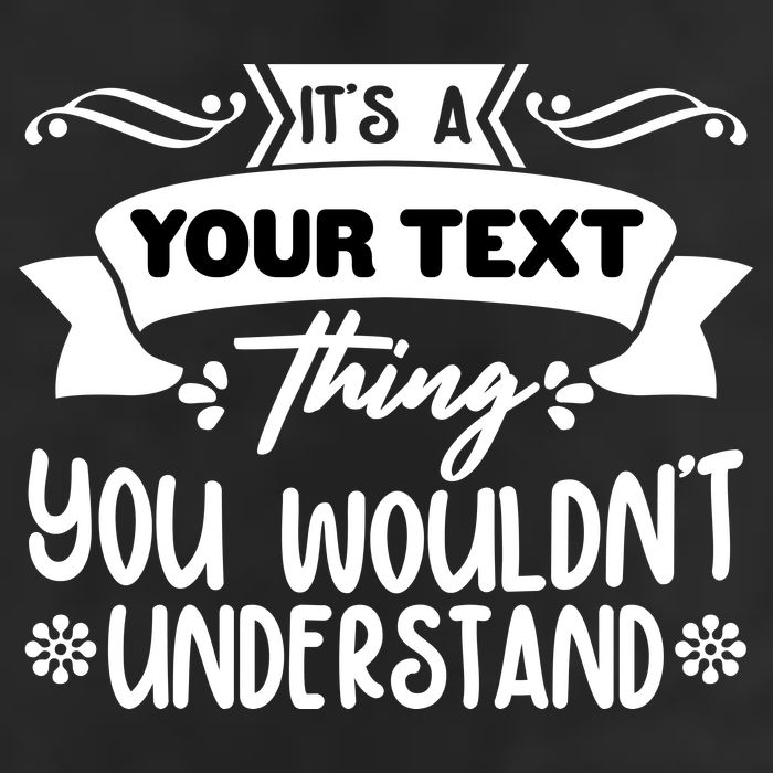 Custom Personalization Its A Your Name Thing You WouldnT Understand Adult Drive Performance Visor