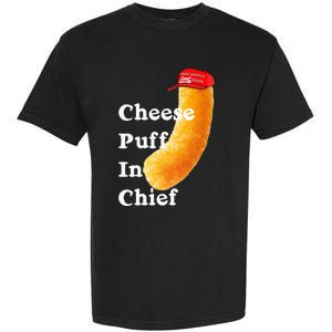 Cheese Puff In Chief Orange Trump Garment-Dyed Heavyweight T-Shirt