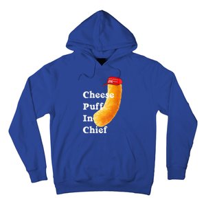 Cheese Puff In Chief Orange Trump Hoodie