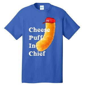 Cheese Puff In Chief Orange Trump Tall T-Shirt