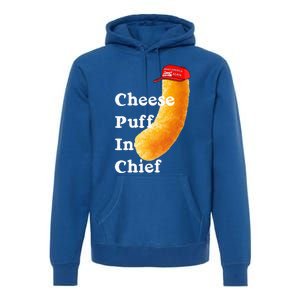 Cheese Puff In Chief Orange Trump Premium Hoodie