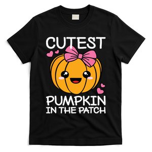 Cutest Pumpkin In The Patch Funny Halloween Thanksgiving T-Shirt