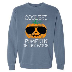 Coolest Pumpkin In The Patch Halloween Garment-Dyed Sweatshirt