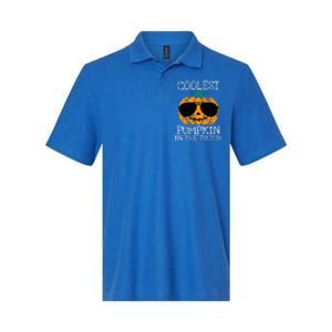 Coolest Pumpkin In The Patch Halloween Softstyle Adult Sport Polo