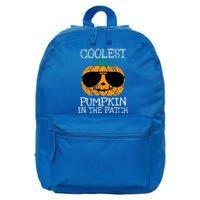 Coolest Pumpkin In The Patch Halloween 16 in Basic Backpack