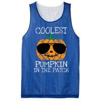 Coolest Pumpkin In The Patch Halloween Mesh Reversible Basketball Jersey Tank