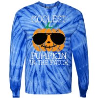 Coolest Pumpkin In The Patch Halloween Tie-Dye Long Sleeve Shirt