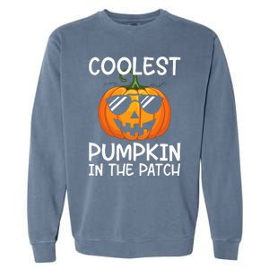 Coolest Pumpkin In The Patch Halloween Garment-Dyed Sweatshirt