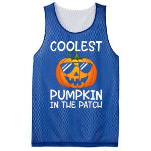 Coolest Pumpkin In The Patch Halloween Mesh Reversible Basketball Jersey Tank