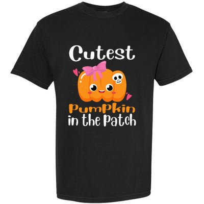 Cutest Pumpkin In The Patch Funny Halloween Garment-Dyed Heavyweight T-Shirt