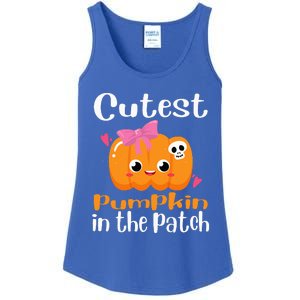 Cutest Pumpkin In The Patch Funny Halloween Ladies Essential Tank