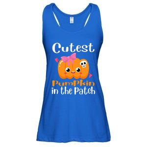 Cutest Pumpkin In The Patch Funny Halloween Ladies Essential Flowy Tank