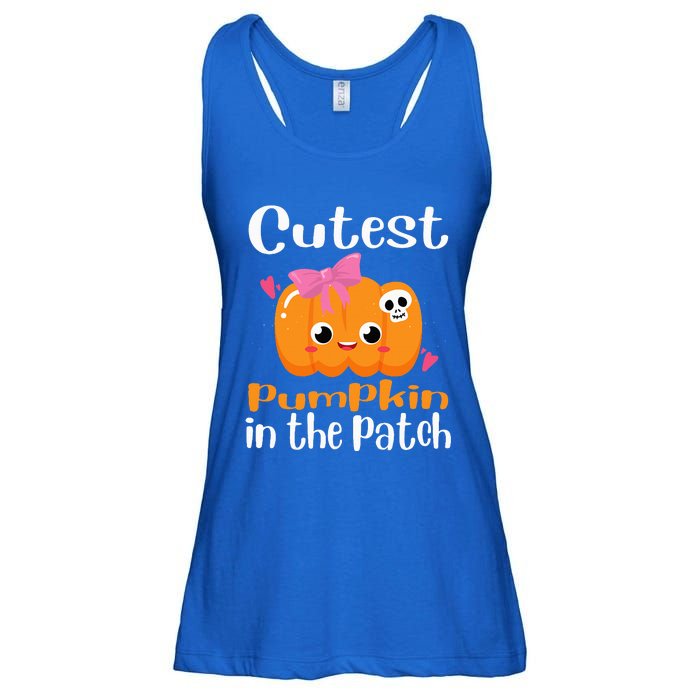 Cutest Pumpkin In The Patch Funny Halloween Ladies Essential Flowy Tank