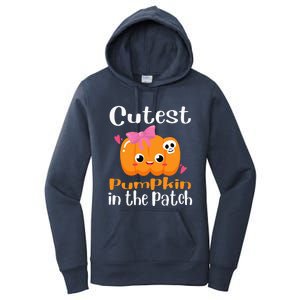 Cutest Pumpkin In The Patch Funny Halloween Women's Pullover Hoodie