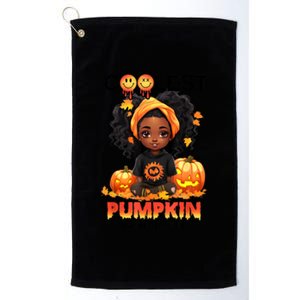 Coolest Pumpkin In The Patch Halloween Ns Gift Platinum Collection Golf Towel