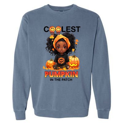 Coolest Pumpkin In The Patch Halloween Ns Gift Garment-Dyed Sweatshirt