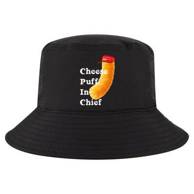 Cheese Puff In Chief Orange Trump Cool Comfort Performance Bucket Hat