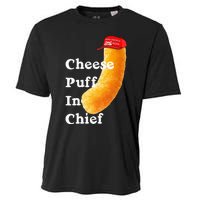 Cheese Puff In Chief Orange Trump Cooling Performance Crew T-Shirt