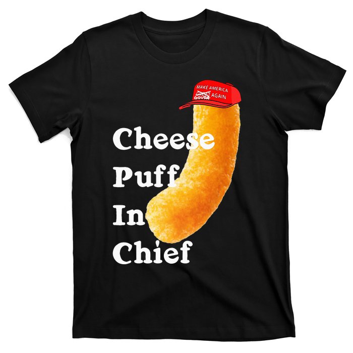 Cheese Puff In Chief Orange Trump T-Shirt