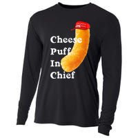 Cheese Puff In Chief Orange Trump Cooling Performance Long Sleeve Crew