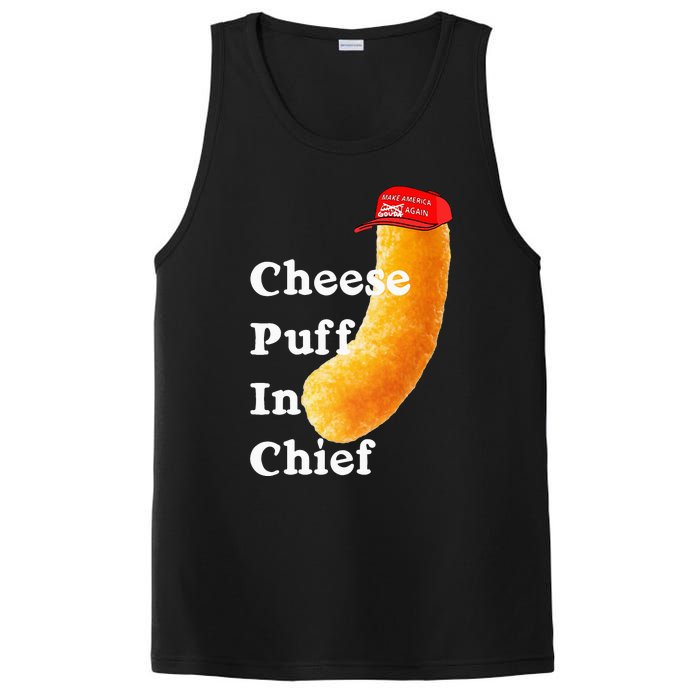 Cheese Puff In Chief Orange Trump PosiCharge Competitor Tank