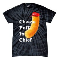 Cheese Puff In Chief Orange Trump Tie-Dye T-Shirt