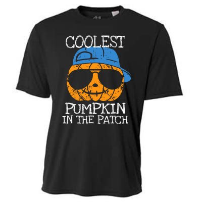 Coolest Pumpkin In The Patch Halloween Boy Girl Teens Cooling Performance Crew T-Shirt