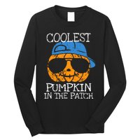 Coolest Pumpkin In The Patch Halloween Boy Girl Teens Long Sleeve Shirt