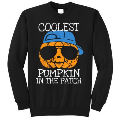 Coolest Pumpkin In The Patch Halloween Boy Girl Teens Sweatshirt