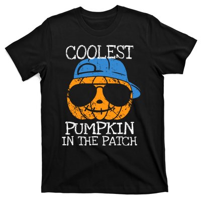 Coolest Pumpkin In The Patch Halloween Boy Girl Teens T-Shirt