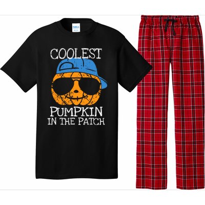 Coolest Pumpkin In The Patch Halloween Boy Girl Teens Pajama Set