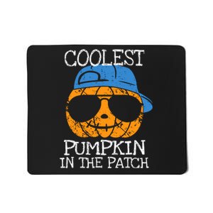 Coolest Pumpkin In The Patch Halloween Boy Girl Teens Mousepad